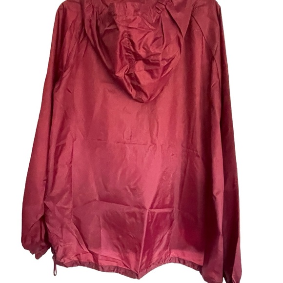 Virginia Tech Hokies Mens Windbreaker Nylon 1/2 Zip Pullover Hoodie Sz XL - Picture 2 of 5